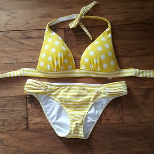 Victoria's Secret pushup yellow bikini